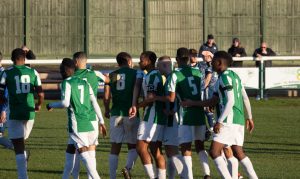 Goal celebration VS Colney Heath